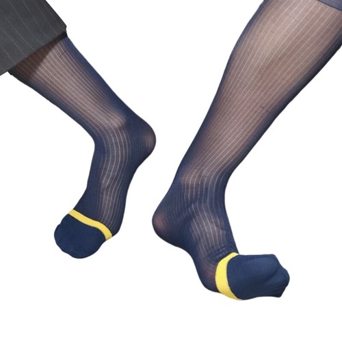 Professional Dress Socks Mens Nylon Sheer Business Stockings for Formal Wear - Picture 11 of 12