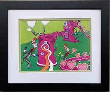 Dr. Seuss "Cat in the Hat Valentine's Day" NEW FRAMED ART Holiday Love