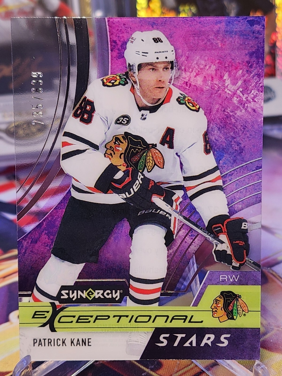 2021-22 Upper Deck Synergy Exceptional Stars /899 Patrick Kane #ES-KA