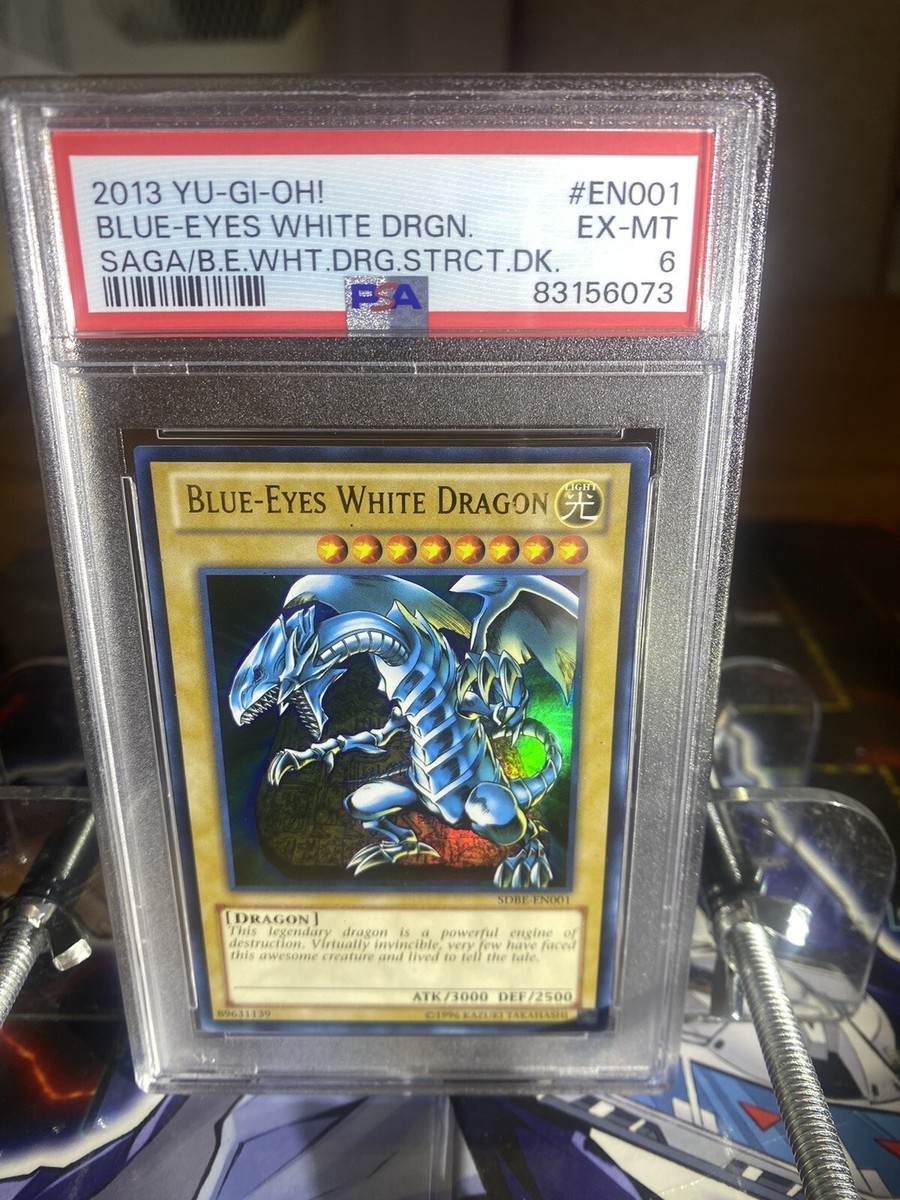 2013 Yugioh Blue Eyes White Dragon SDBE-EN001 PSA 6 | eBay