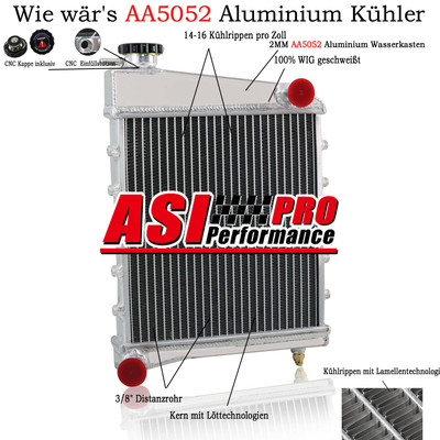 Kühler Für AUSTIN ROVER MINI COOPER 850 1000 1100 1275GT 1959-1997 66 DE