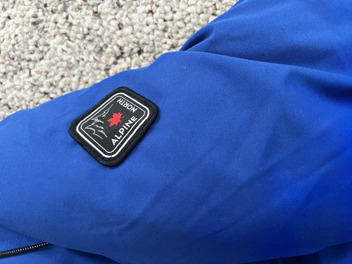 Alpine North Womens Vegan Down Parka Jacket with Faux Fur Size 2X Cobalt Blue - Picture 8 of 17