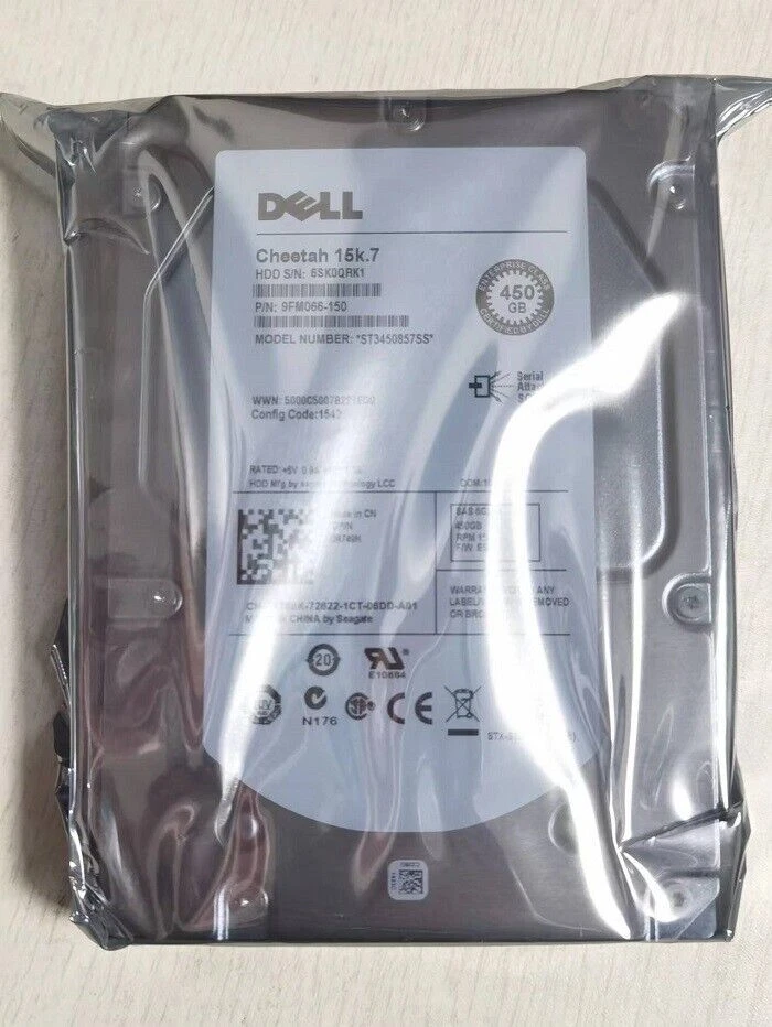 Dell 0R749K R749K ST3450857SS 450GB 6G 15K 3.5 " SAS 9FM066-150 HDD HARD DRIVE - Image 2 of 4
