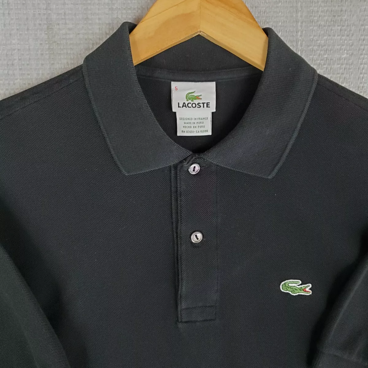 Lacoste 5 button polo cheap shirt