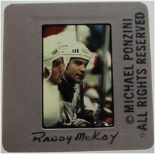 RANDY McKAY NEW JERSEY DEVILS Detroit Red Wings Canadiens ORIGINAL SLIDE 21