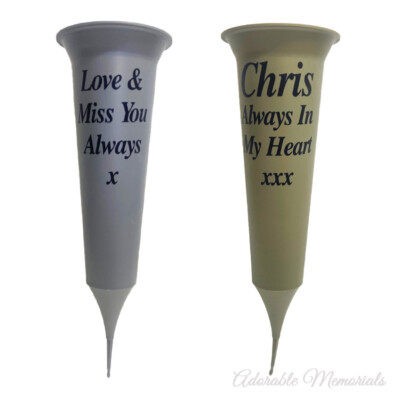 Graveside Memorial-Vaso Da Fiori, Con Scritta: "Special Missed", Urna Cineraria Special Husband - 4