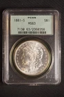 1881 **S** Morgan Silver Dollar **PCGS MS63 BRIGHT WHITE ** FREE SHIPPING 177