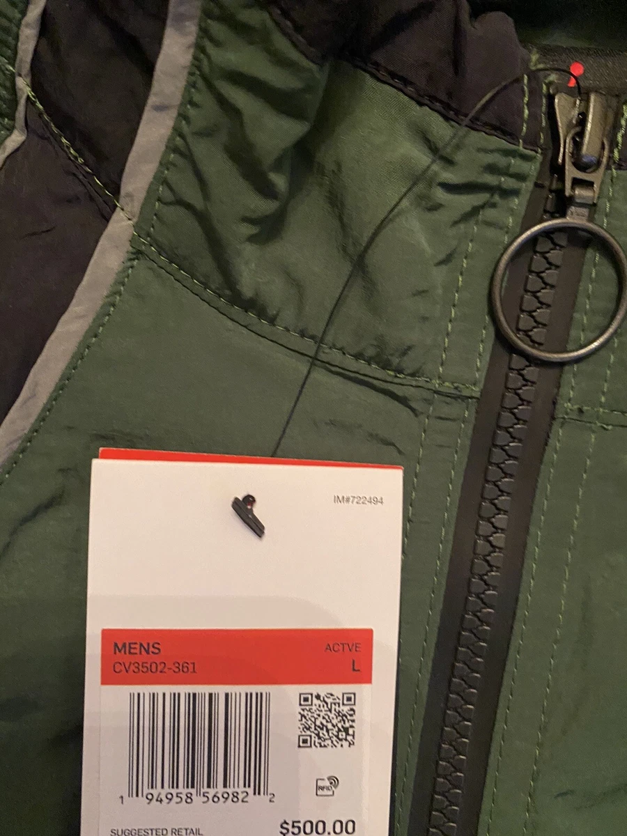 Nike Jordan x Off-White Track Jacket Men's L Green / Black