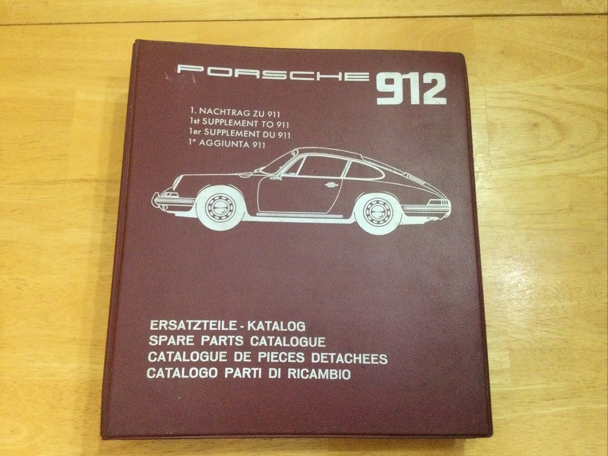 RARE ORIGINAL Porsche 912 Spare Parts Catalogue 1965-1968 | eBay