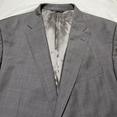 BIG & TALL Nice VERY RECENT DAVID DANOHUE MENS SPORT COAT 48R Tan Plaid MINT