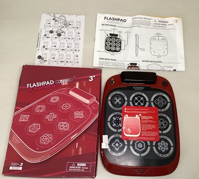 Flash Pad Connect Game- Red, New In Box
