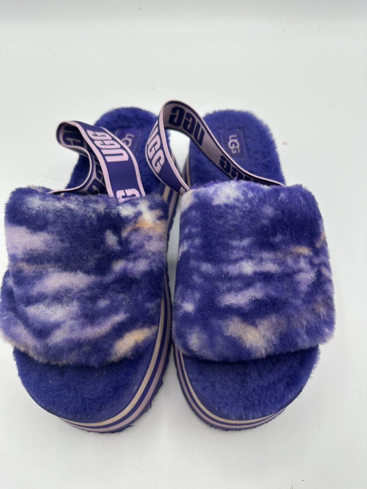 UGG Sandalo donna discoteca marmo slide viola notte 1122032 taglia 7