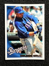 NELSON CRUZ #435 2010 Topps Baseball QTY Texas Rangers