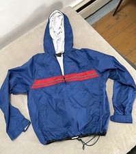 Vtg Nike Windbreaker Jacket Y2K 90s Running Sport Hooded 1/4 Zip Women  s Sz M