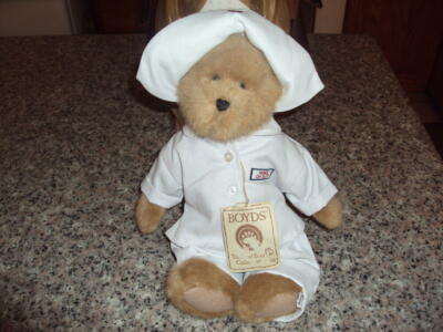 Boyds Bear Nurse Betty Pan on Duty Plushy with tag 902065 ID:55666