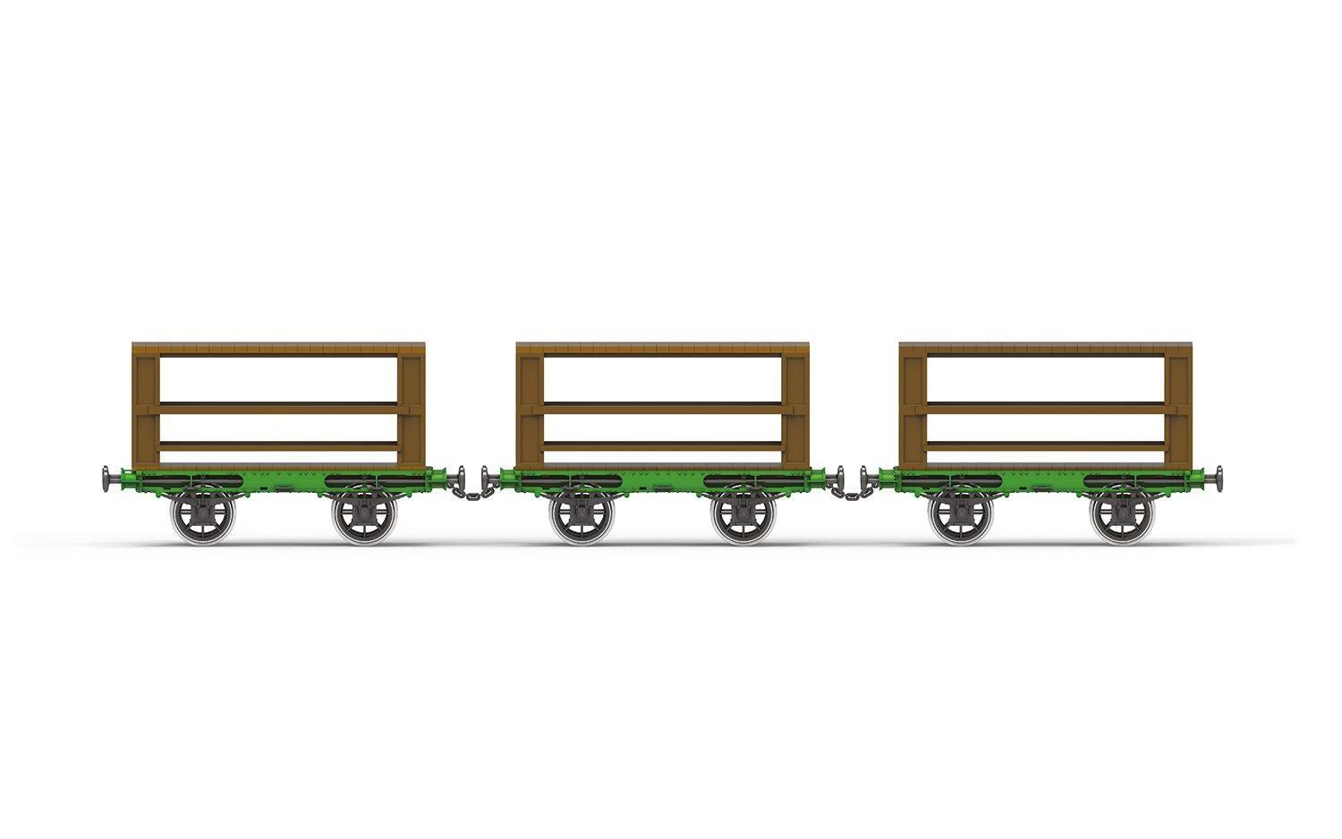 Hornby L&MR Horse Triple Wagon Pack OO Gauge - R60166