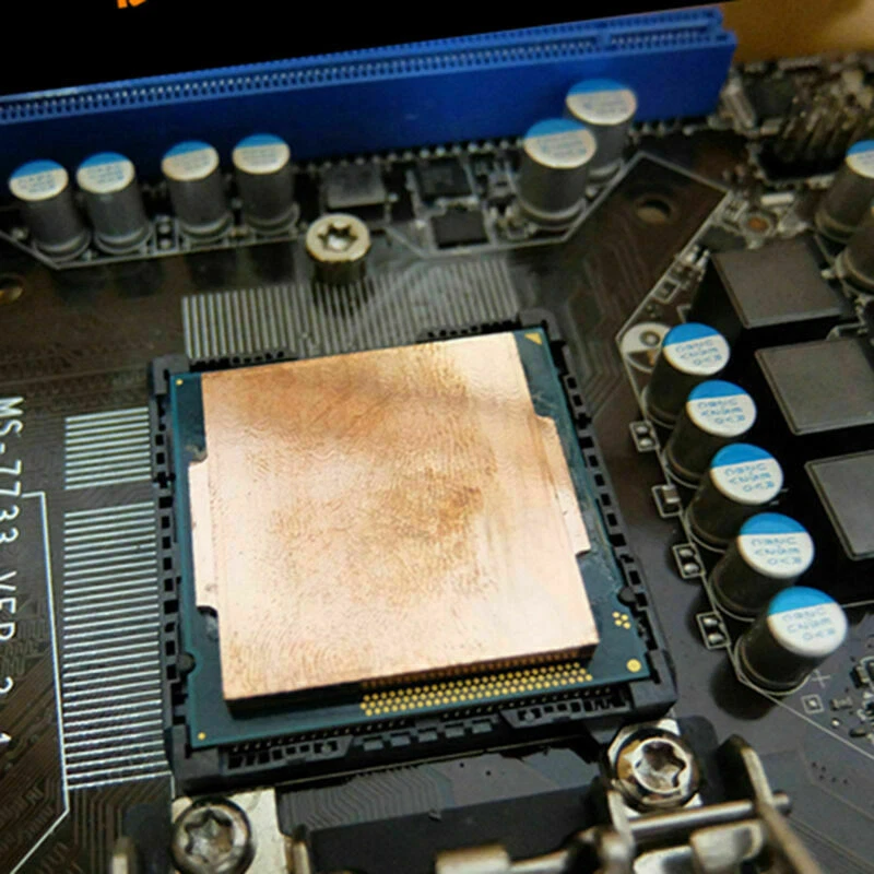 CPU Pure Copper Cover for LGA 115X i5 i7 6700K 7700K 8700K BM - Image 4 of 4