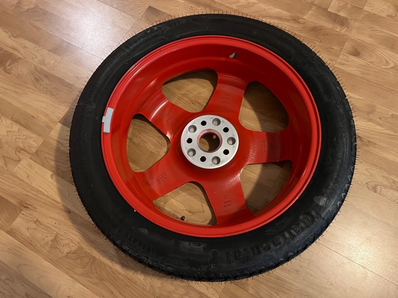 2005 Bentley Continental GT OEM 19” Red Spare Wheel Tire 2004-2011