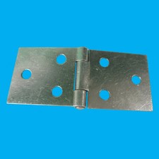 2 x Heavy Duty Steel Back Flap Hinges, Counter, Worktop, Table, Box, 87mm x 38mm
