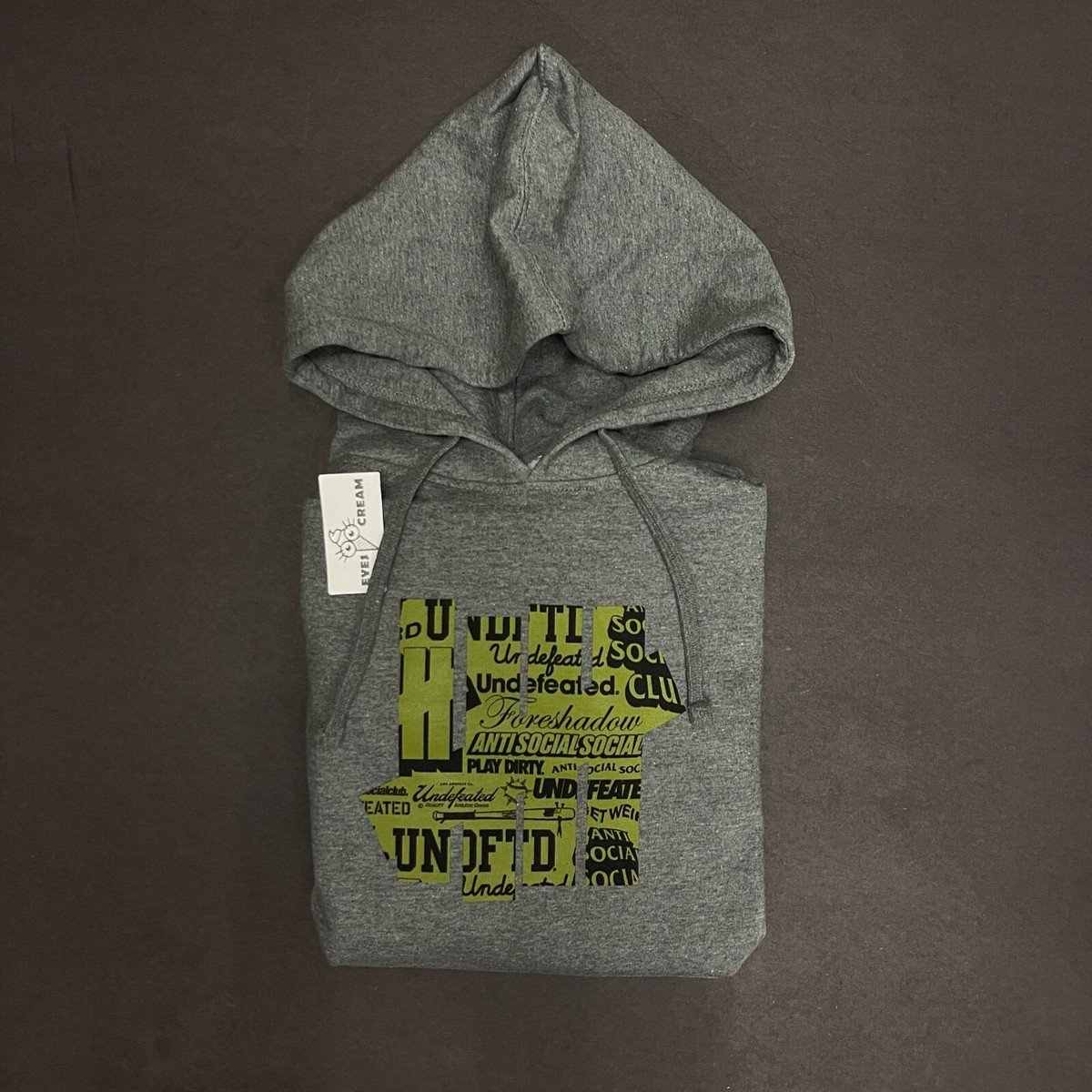 DS Auth Anti social social club x Undefeated Don Dada S-XXL Hoodie 