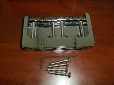 NEW Hipshot 4-String B Style Brass Bass Bridge, .750" 19mm , CHOOSE YOUR COLOR 