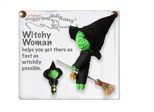 Kamibashi Witchy Woman Witch The Original String Doll Gang Keychain Clip - Picture 1 of 1