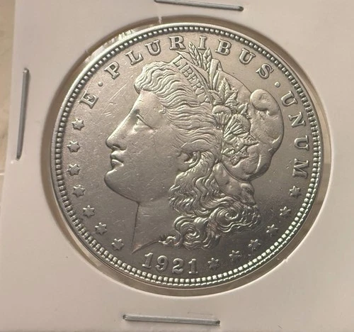 1921-D USA Morgan Dollar  .90 Silver - Uncertified AU - KM 110