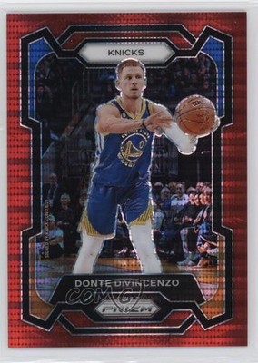 2023-24 Panini Prizm Red Seismic Prizm 90/299 Donte DiVincenzo #280 06y2