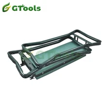 Folding Garden Kneeler Kneeling Bench Stool Soft Cushion Seat Pad