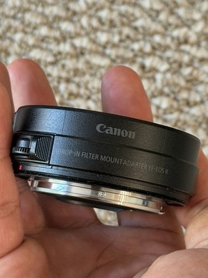 Canon EF-EOS R Drop-In Filter Lens Mount Adapter with Circular Polarizing Filter