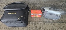 Canon ZR100 MiniDV Camcorder With Mini Dvs Bag Tested NO battery Included