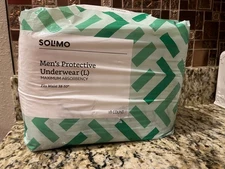Solimo Men's Incontinence Protective Underwear LG Maximum Absorbency 18 Ct