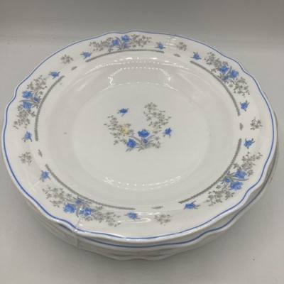 Luminarc ARCOPAL Made in France ROMANTIQUE Pasta Salat Rand Schüssel Set If 5 NOS