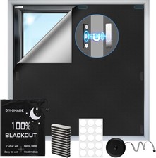 100 Magnetic Black Out Window Cover    "    " Blackout Blinds No Drill,