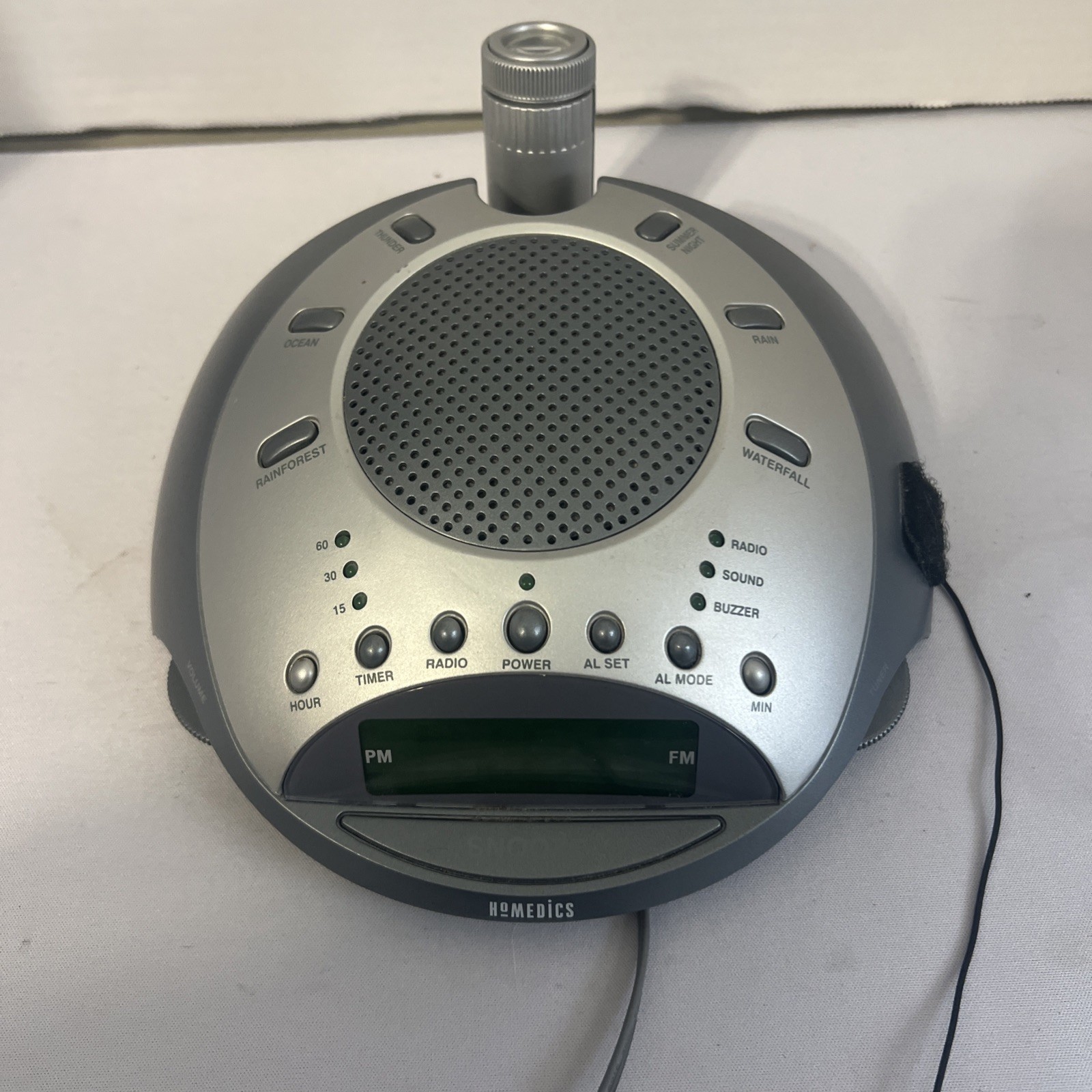 HoMedics SS-4000 Sound Spa Alarm Clock Radio Sound Machine Sleep Aid