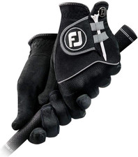 Footjoy New RAINGRIP Pair Golf Gloves Regular Black RH Large