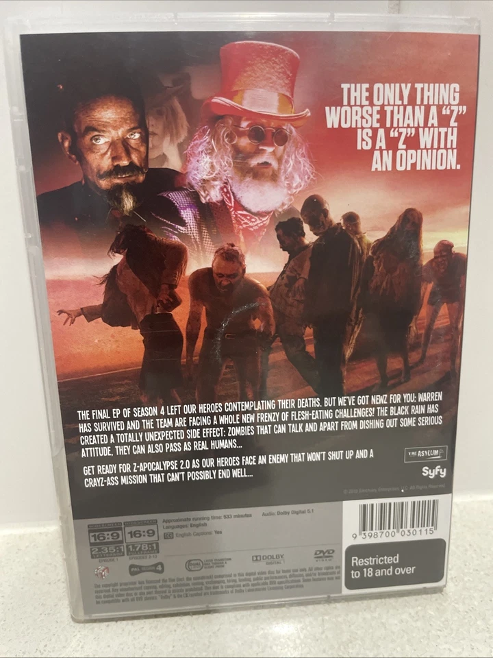 Z Nation : Season 5 Five (DVD, 2018) Reg 4 Fast Post - Image 4 of 4