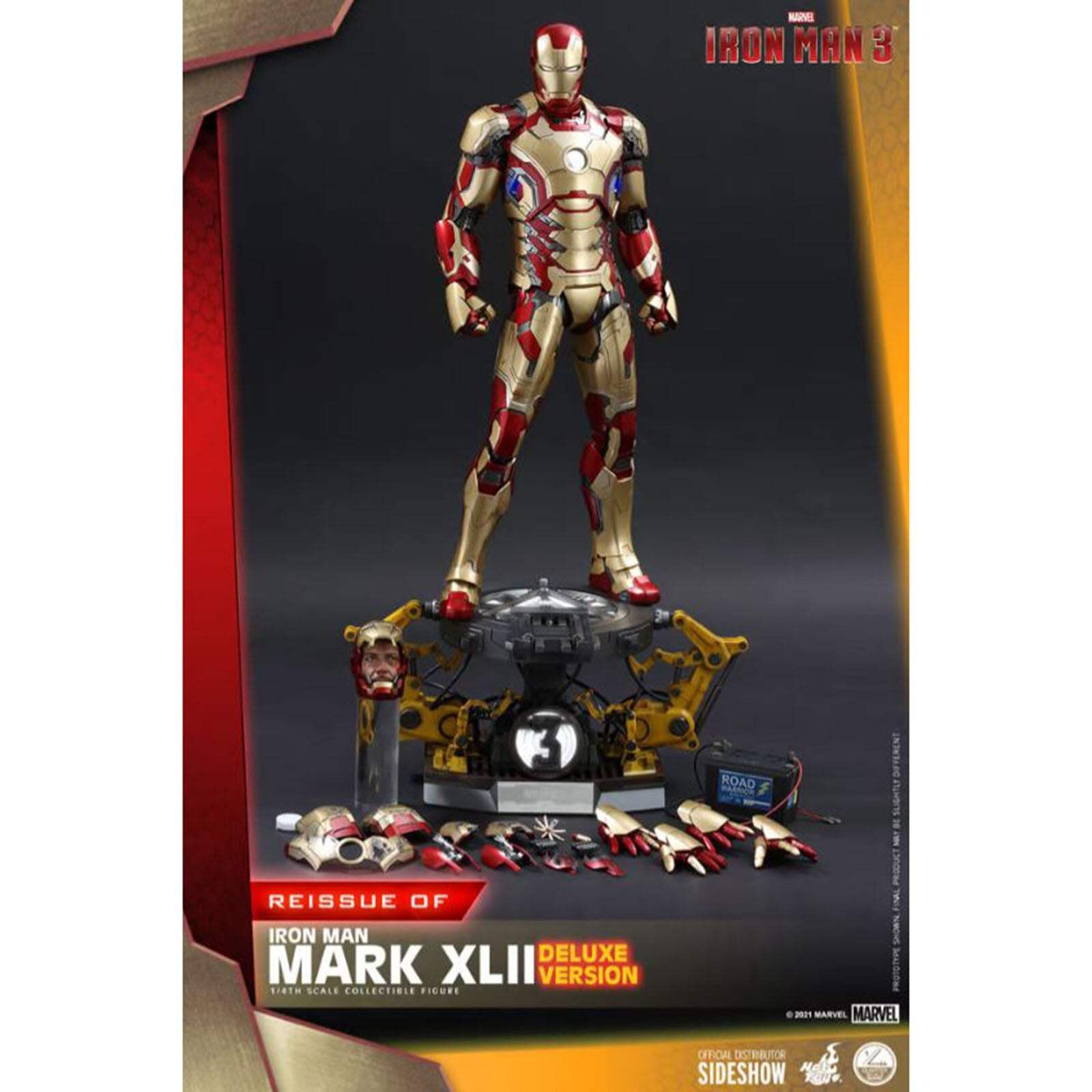 Hot Toys Iron Man Mark XLII Deluxe Quarter Scale Figure NEW IN STOCK