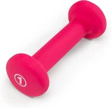 Colored Neoprene Dumbbell (Sold in Singles or Set) Hand Weights, Exercise Free