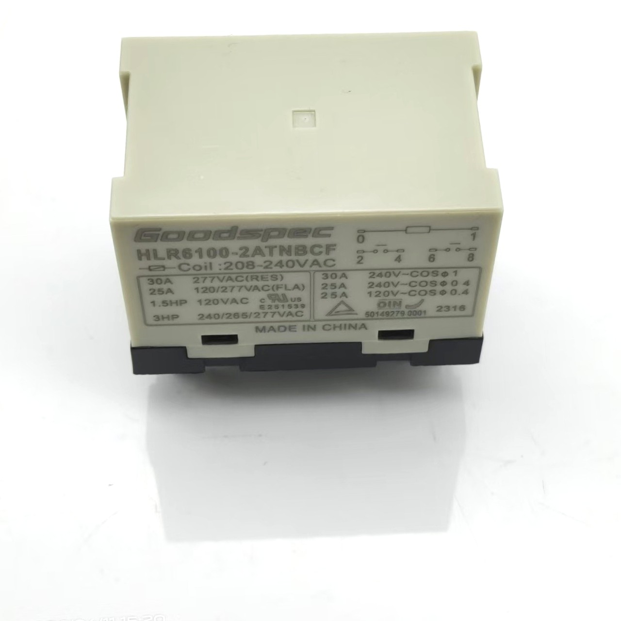 1PC NEW HLR6100-2ATNBCF 120VAC GOODSPEC Power Relay with P7LF-06 Socket