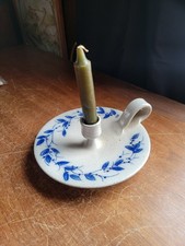 Salmon Falls Candle Holder With Finger Loop Blueberry Vine 1993