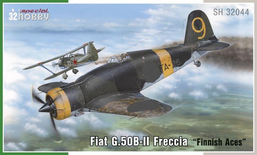 Fiat G.50-II Arrow maquette historique premium 1/32 avec détails photodécoupés