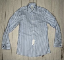NWT Brooks Brothers Mens Shirt Multi Milano Fit Striped Non-Iron Supima Cotton