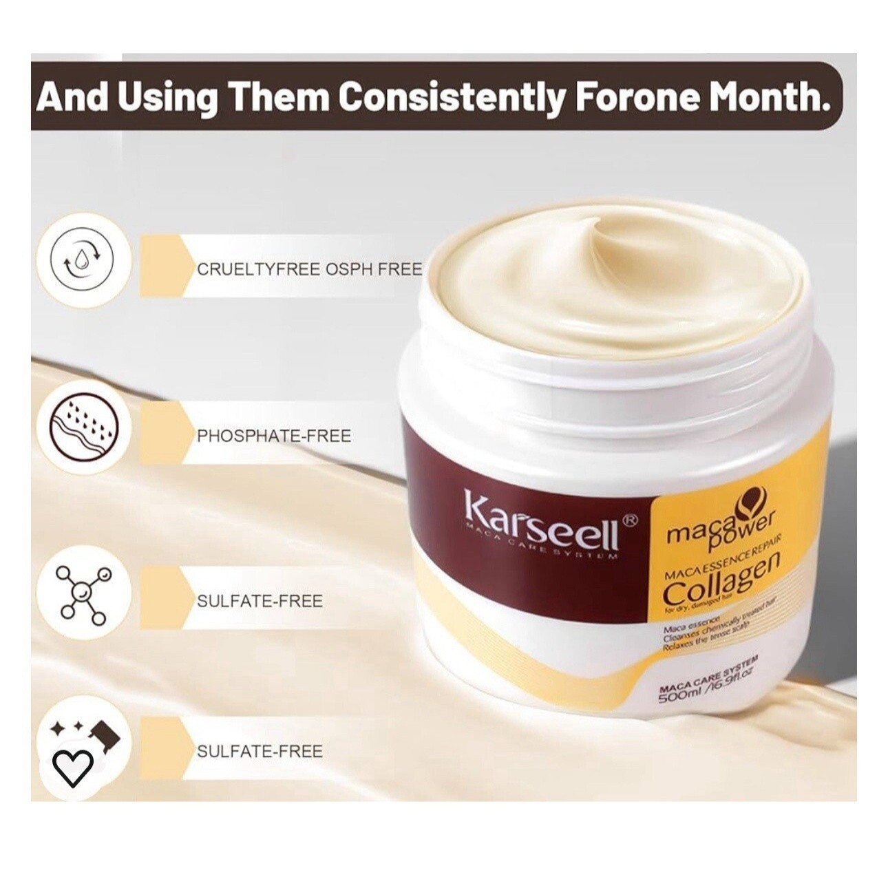 hair system Damaged Hair Repair Mask Plus Moroccan Argan Oil Treatment