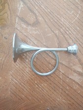 Vintage Silver Tone French Horn Miniature Replica