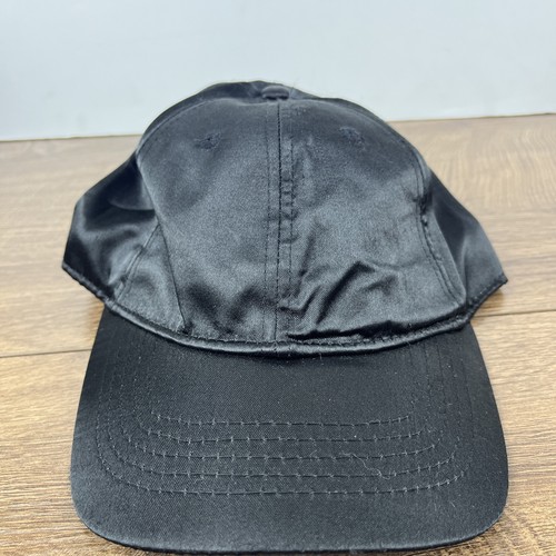 Glossy Black Hat Glossy Hat Black Cap Adjustable Adult Size Hat Black Cap - Picture 2 of 13