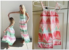 Gymboree woven cotton geo-print sun dress from the "Island Cruise"