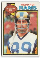 1979 Topps #453 Fred Dryer Los Angeles Rams