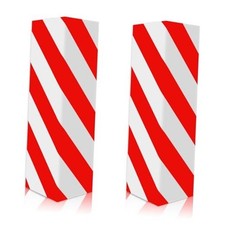 2pcs Garage Wall Guards Wall Protector Cover Yellow and Black Foam Red white