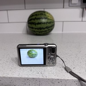 Samsung ST50 Compact Camera 12.2MP 3x Zoom Silver. Tested - Working